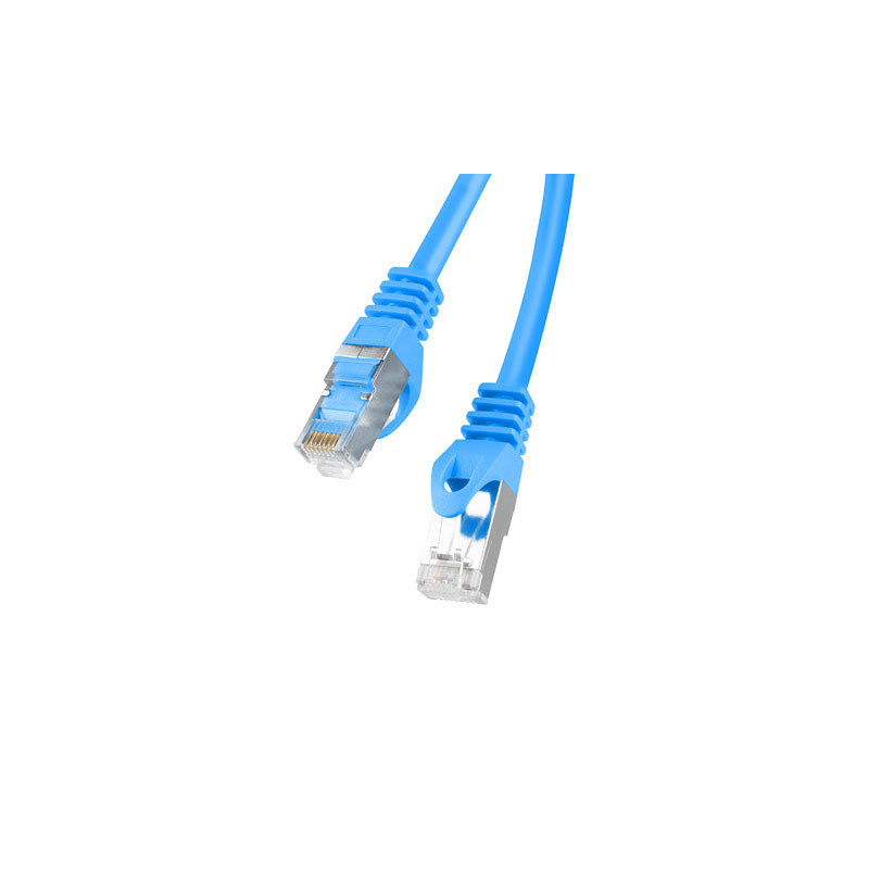 Latiguillo rj45 lanberg cat.6 ftp 1m fluke passed azul