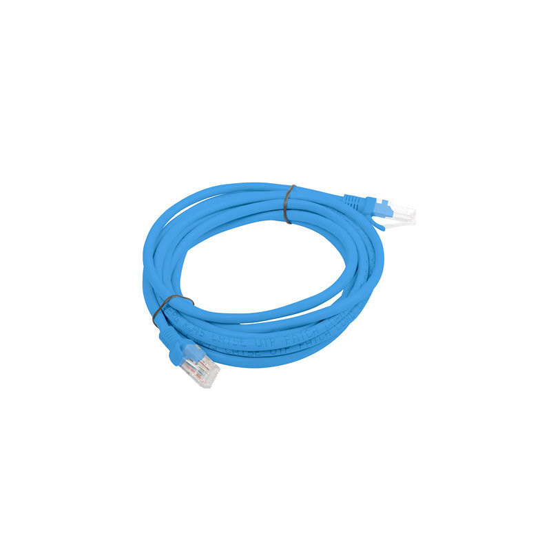 Latiguillo rj45 lanberg cat.6 utp 3m fluke passed azul