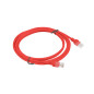 Latiguillo lanberg cat.6 utp 2m rojo