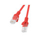Latiguillo lanberg cat.6 utp 20m rojo
