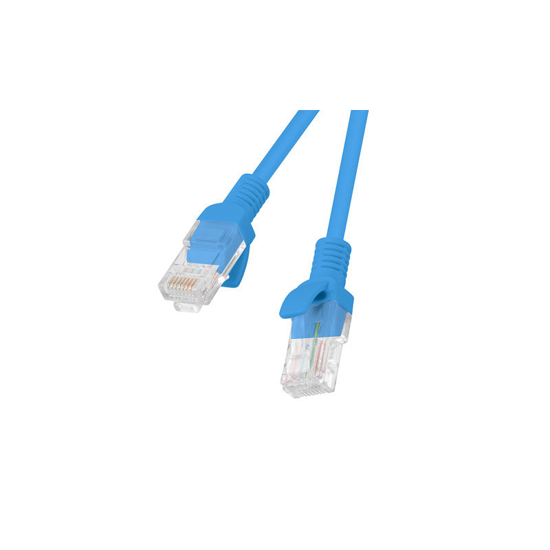 Latiguillo rj45 lanberg cat.6 utp 20m fluke passed azul