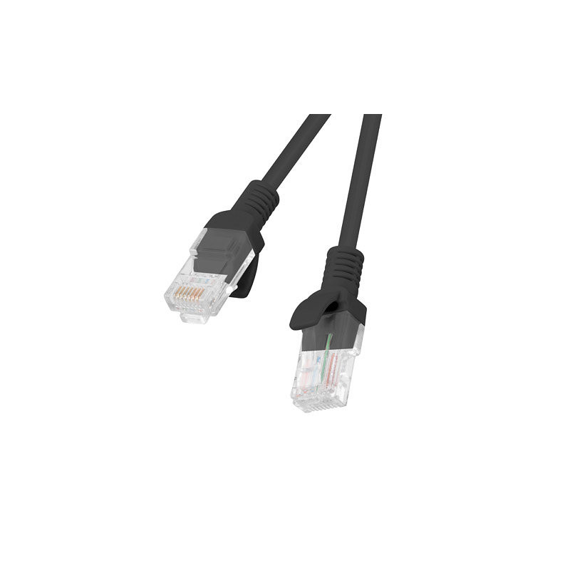 Latiguillo lanberg cat.6 utp negro 15 m