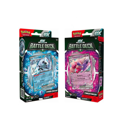 Juego de cartas pokemon tcg ex battle deck espaol 1 unidad aleatoria