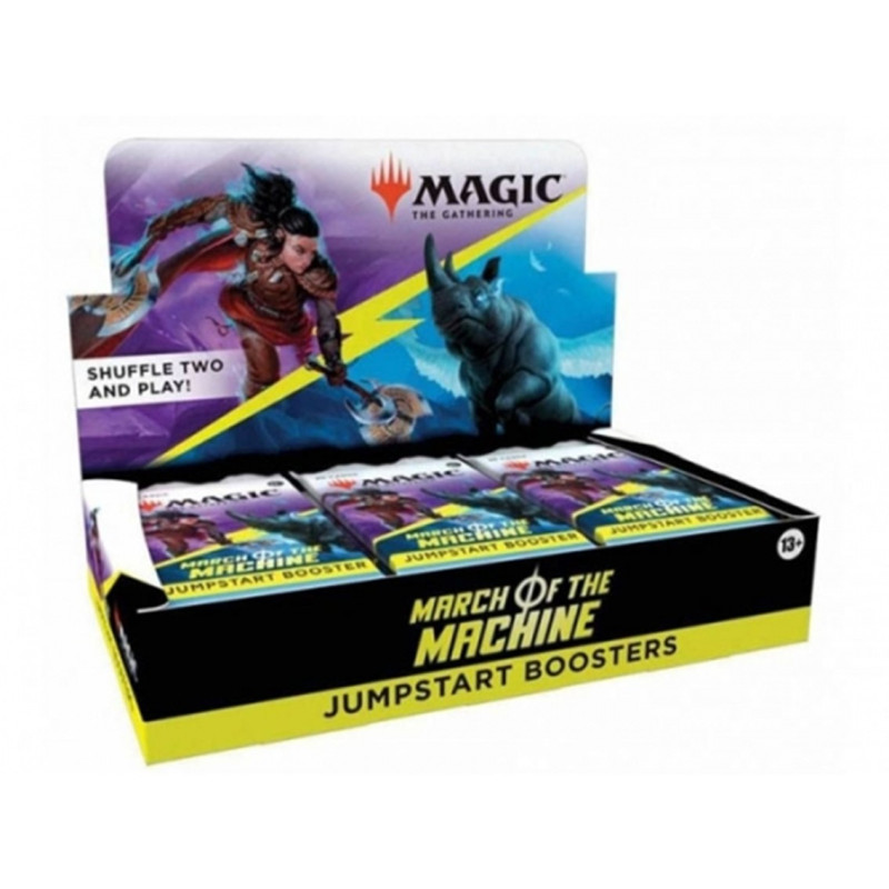 Juego de cartas caja de cartas wizards of the coast magic the gathering sobres de jumpstart 18 unidades ingls