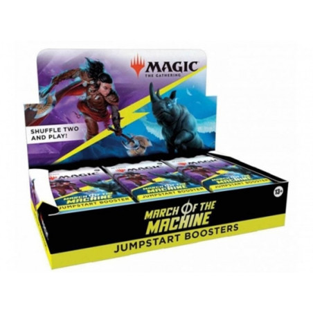 Juego de cartas caja de cartas wizards of the coast magic the gathering sobres de jumpstart 18 unidades ingls