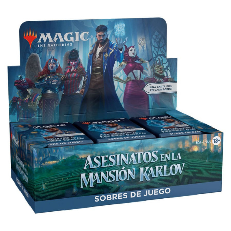 Caja de sobres magic the gathering sobres de juego asesinatos en la mansin karlov espaol