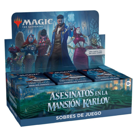 Caja de sobres magic the gathering sobres de juego asesinatos en la mansin karlov espaol