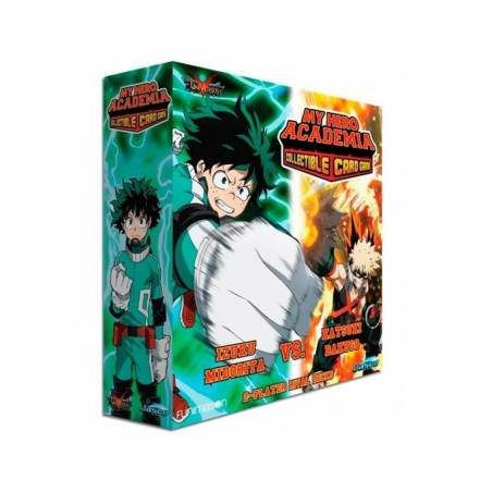 Juego de cartas my hero academia rival deck izuku midoriya vs. katsuki bakugo 2 - player 2 mazos ingls