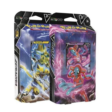 Juego de cartas pokemon tcg baraja de combate 8 unidades espaol