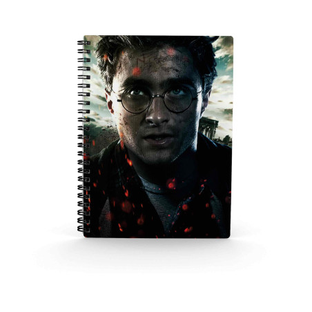 Libreta efecto 3d sd toys harry potter cara harry potter