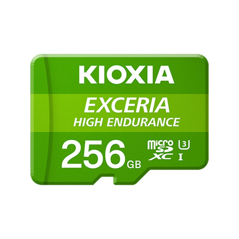Tarjeta micro sd kioxia 256gb exceria high endurance uhs - i c10 r98 con adaptador