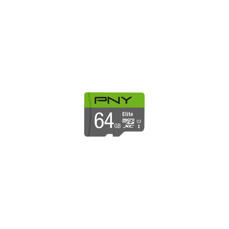 Tarjeta memoria micro secure digital micro sdhc elite pny 64gb clase 10 uhs - i u1