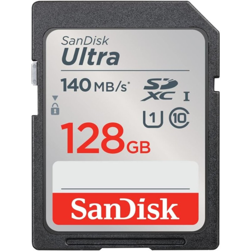 Tarjeta de memoria secure digital sdxc sandisk ultra - 128gb - clase 10 - sdxc - 140mb - s Tarjeta de memoria secure digital sdxc sandisk ultra - 128gb - clase 10 - sdxc - 140mb - s