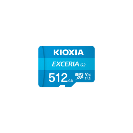 Tarjeta micro sd kioxia 512gb exceria g2 w - adaptor