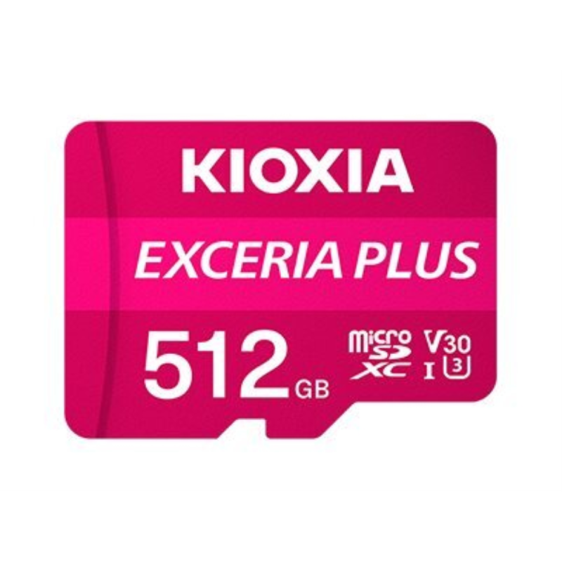 Tarjeta micro sd kioxia 512gb exceria plus uhs - i c10 r98 con adaptador