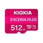 Tarjeta micro sd kioxia 512gb exceria plus uhs - i c10 r98 con adaptador