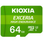 Tarjeta micro sd kioxia 64gb exceria high endurance uhs - i c10 r98 con adaptador