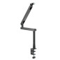 Phoenix ergoflex brazo articulado para microfono streaming ajustable con gestin de cables