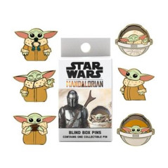 Caja surprise pin saddle loungefly funko disney star wars the mandalorian grogu baby yoda mistery box