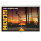 Pantalla manual videoproyector pared y techo phoenix 100 ratio 4:3 - 16:9 2m x 1.5m posicion ajustable - carcasa blanca - tela s