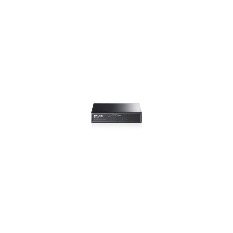 Switch 8 puertos 10 - 100mbps con 4 ptos poe tp - link