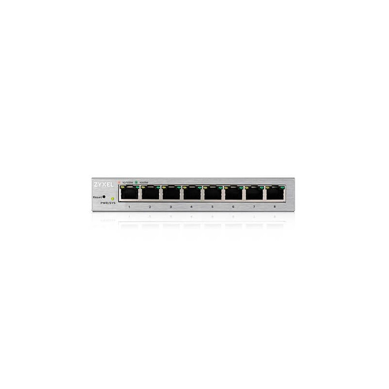 Switch 8 puertos zyxel - gestionable - full duplex 10 - 100 - 1000