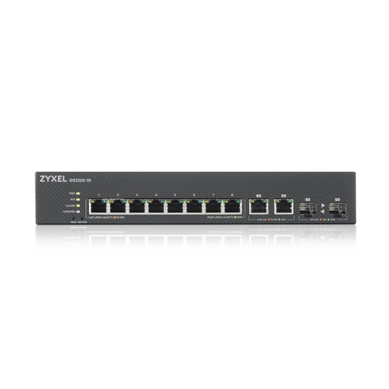 Switch zyxel gs2220 - 10 - eu0101f 10 puertos Switch zyxel gs2220 - 10 - eu0101f 10 puertos