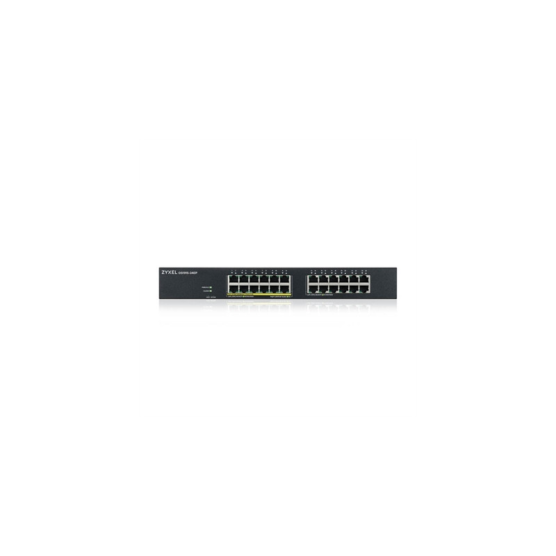 Switch 24 puertos zyxel gs1915 - 24ep - eu0101f 100 - 1000 gigabit ethernet 12 puertos poe