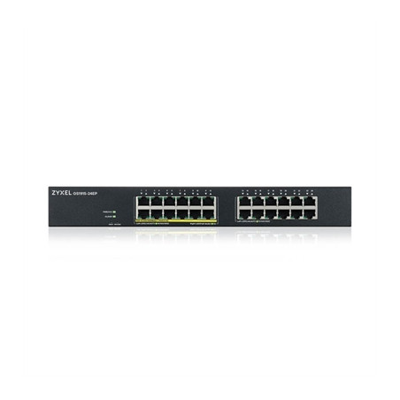 Switch 24 puertos zyxel gs1915 - 24ep - eu0101f 100 - 1000 gigabit ethernet 12 puertos poe