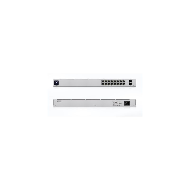 Switch 16 puertos ubiquiti susw - 16 - poe gigabit l2 2ptos sfp poex8 42w