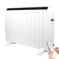 Yoevu radiador elctrico bajo consumo 12 elementos 1800w de pared o pie blanco