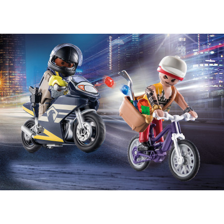 Playmobil starter pack fuerzas especiales y ladrn