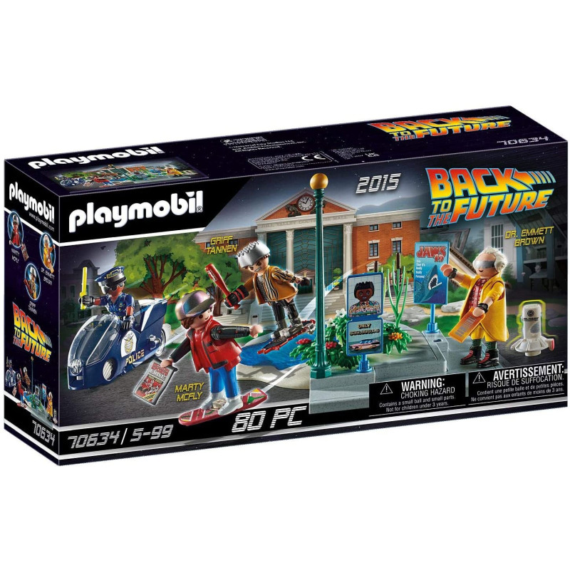 Playmobil regreso to the future persecucion en monopatin