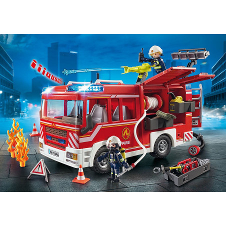 Playmobil ciudad accion -  camion de bomberos
