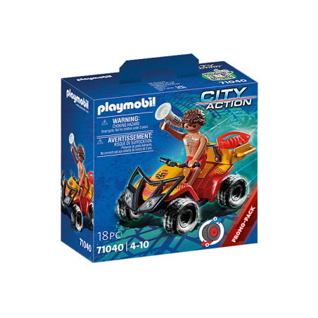 Playmobil city action quad de rescate