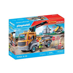 Playmobil -  camin de construccin con gra