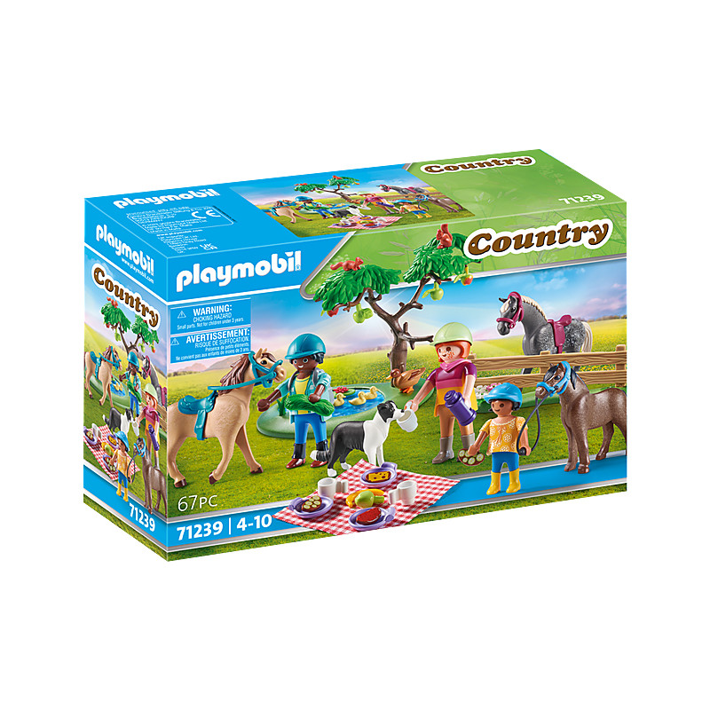 Playmobil country -  excursion picnic con caballos