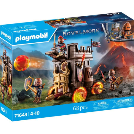 Playmobil carro de combate con can de fuego