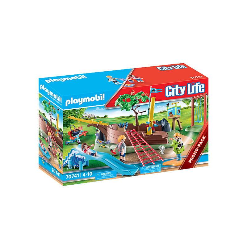 Playmobil city life parque de aventuras con barco naufragado