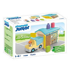 Playmobil junior camin con garaje