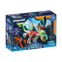 Playmobil dragones: nine realms: feathers & alex