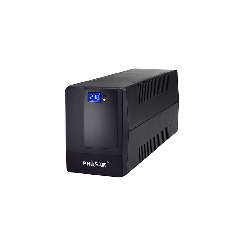 SAI/UPS 1000VA PHASAK DISPLAY LCD AVR 2XSCHUKO PH 9410