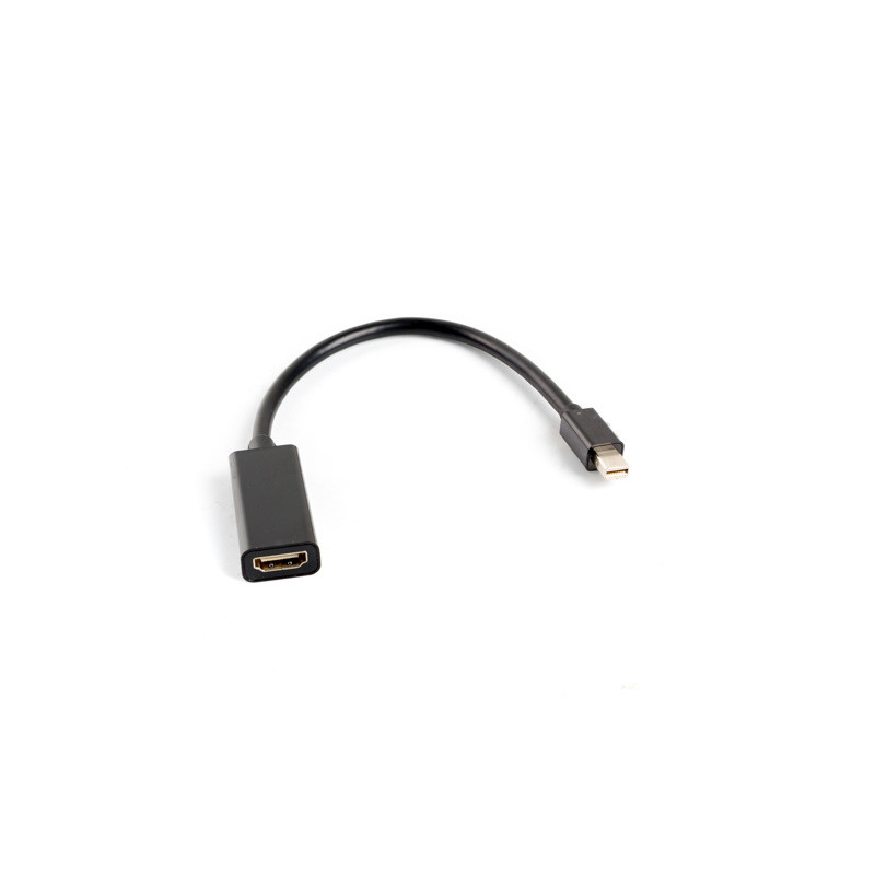 Adaptador lanberg minidisplayport macho -  hdmi hembra 20cm negro