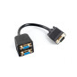 Adaptador lanberg vga - vga x2 20cm