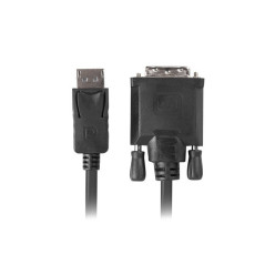 Cable displayport lanberg macho - dvi - d macho 24+1 1.8m negro