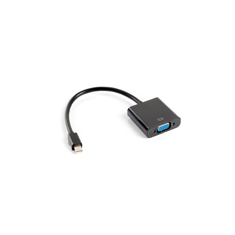 Adaptador lanberg minidisplayport macho -  vga hembra 20cm negro