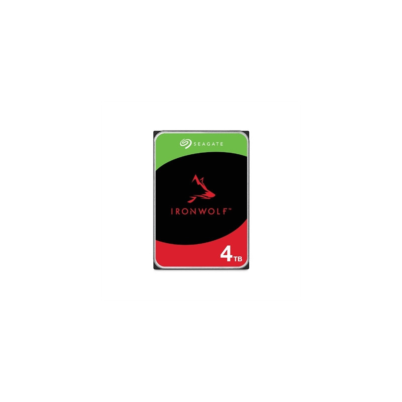 Disco duro interno hdd seagate ironwolf nas st4000vn006 4tb 3.5 pulgadas 5400rpm -  256mb -  sata 6gb - s