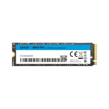 Lexar nm610pro 500gb nvme gen3 ssd solid state internal hard drive