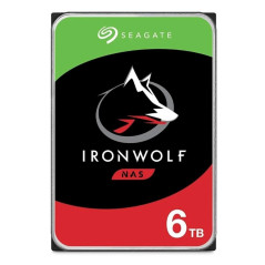 Ironwolf st6000vn006 disco duro interno 6 tb 5400 rpm 256 mb 3.5 pulgadas seral ata iii