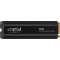 Disco duro interno solido ssd crucial t500 2tb pcie nvme 4.0 x4 con hs